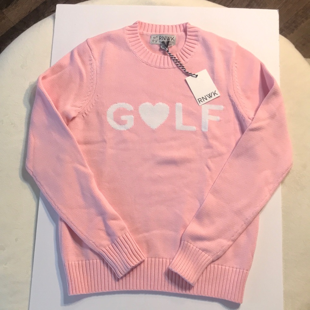 RNWK Pink 'GOLF' Sweater